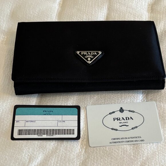 Prada Nero Black MV11 Vela Wallet - Picture 3 of 16